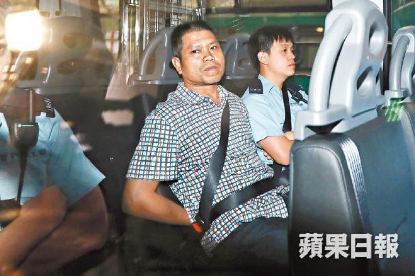■余祖林涉恐嚇法官,昨在區院提訊。資料圖片 ■余祖林涉恐嚇法官,昨在區院提訊。資料圖片