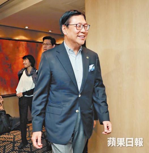 ■港鐵主席馬時亨昨拒回應沙中綫造假醜聞。許頌明攝 ■港鐵主席馬時亨昨拒回應沙中綫造假醜聞。許頌明攝