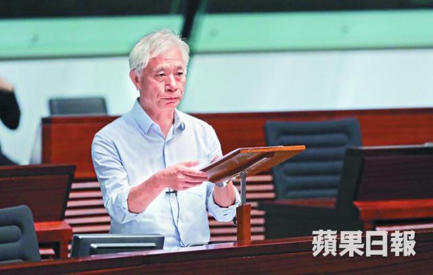 ■梁耀忠稱尊重辭職執委決定,但強調已再三解釋財政問題。 ■梁耀忠稱尊重辭職執委決定,但強調已再三解釋財政問題。