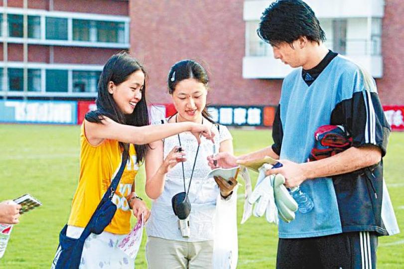 ■安琦年少時不乏女球迷追隨。