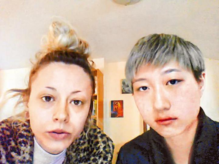■Andi昨日在fb稱卓林為「未婚妻」,兩人疑已訂婚。資料圖片互聯網圖片 ■Andi昨日在fb稱卓林為「未婚妻」,兩人疑已訂婚。資料圖片互聯網圖片