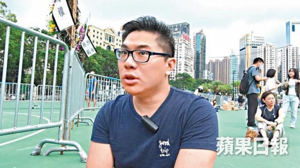 ■周先生稱十分討厭內地政府對人民的壓迫。 ■周先生稱十分討厭內地政府對人民的壓迫。