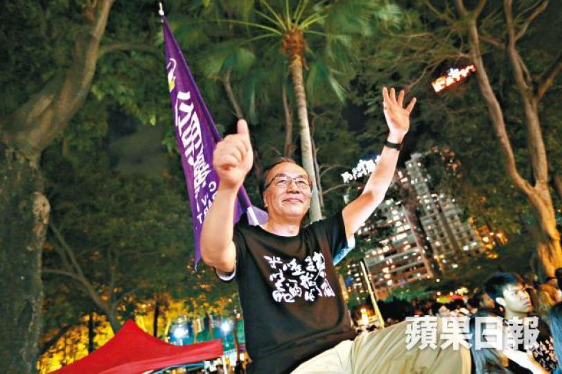 ■梁家傑批評林鄭月娥沒做到平衡港人利益與北京期望。陳海威攝 ■梁家傑批評林鄭月娥沒做到平衡港人利益與北京期望。陳海威攝