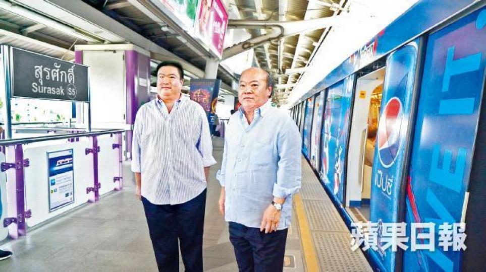 ■黃創山與子黃瑞耀並肩打拼,一個進攻一個防守,成為生意上最緊密拍檔。 ■黃創山與子黃瑞耀並肩打拼,一個進攻一個防守,成為生意上最緊密拍檔。