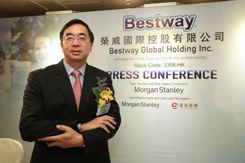 ■榮威國際主席兼首席執行官朱強。資料圖片w ■榮威國際主席兼首席執行官朱強。資料圖片w