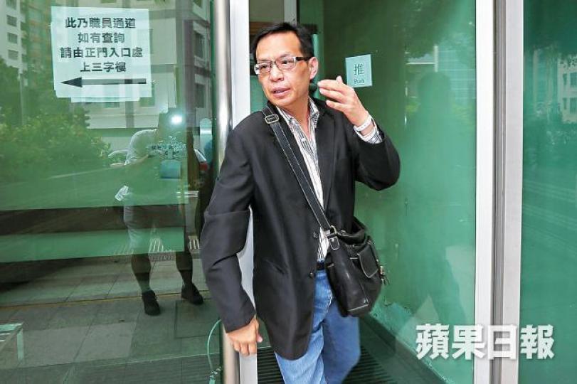 ■被告莊鴻石昨日被判囚8年。 ■被告莊鴻石昨日被判囚8年。