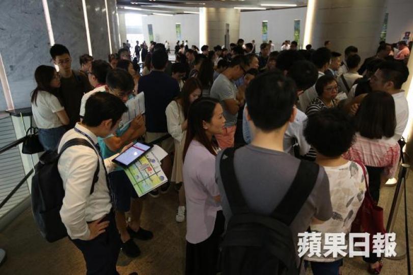 ■利奧坊.凱岸售樓處。資料圖片 ■利奧坊.凱岸售樓處。資料圖片
