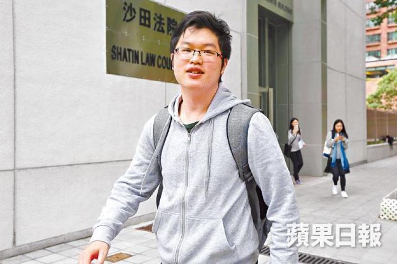 ■李宗澤因被立會禁足,無法到郭家麒議辦實習。 ■李宗澤因被立會禁足,無法到郭家麒議辦實習。