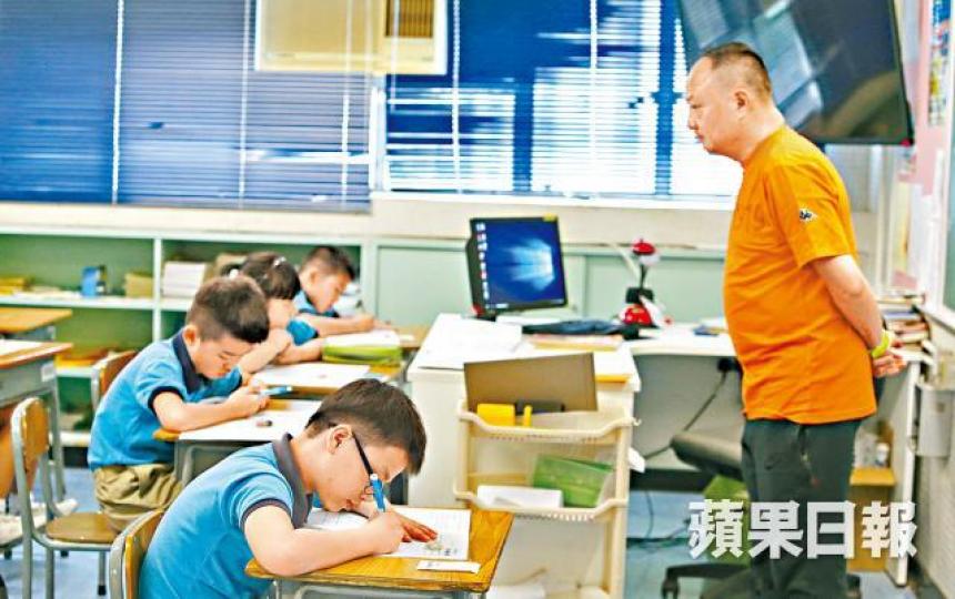 ■教協調查發現,過半受訪教師無機會就是否全級應考TSA發表意見。 ■教協調查發現,過半受訪教師無機會就是否全級應考TSA發表意見。