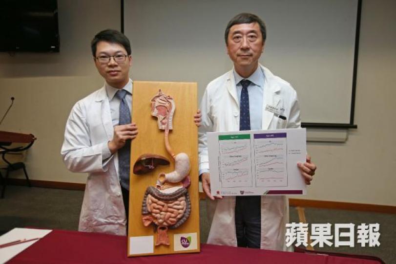 ■雷諾信(左)、沈祖堯 ■雷諾信(左)、沈祖堯