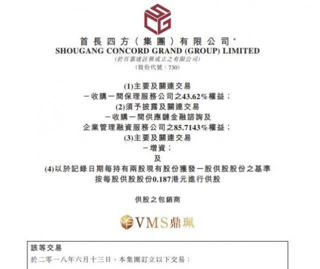 ■首長四方擬按每2股供1股的基準,發行約13.36億股新股份。 ■首長四方擬按每2股供1股的基準,發行約13.36億股新股份。