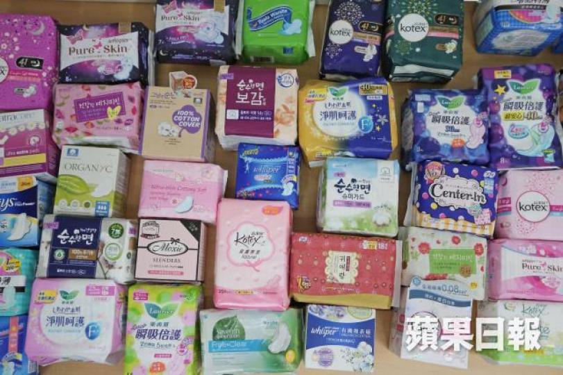 ■消委會表示，衞生巾一般會在體外使用，即使衞生巾釋出少量揮發性有機化合物能攝入體內的濃度十分有限。
