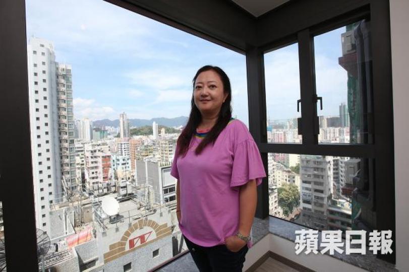 ■劉小姐以463萬元沽出海柏匯單位。 ■劉小姐以463萬元沽出海柏匯單位。