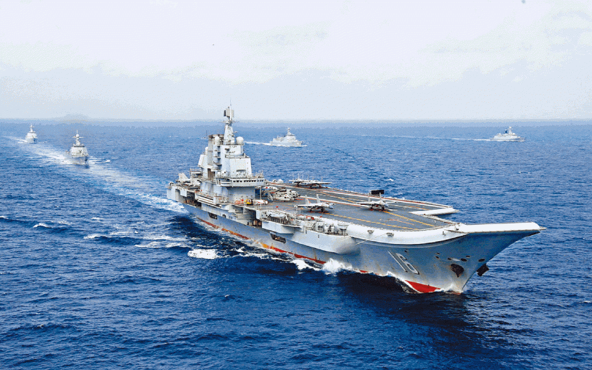 ■中國第一代及第一艘航空母艦「遼寧號」,是中船重工負責改造設計。路透社 ■中國第一代及第一艘航空母艦「遼寧號」,是中船重工負責改造設計。路透社