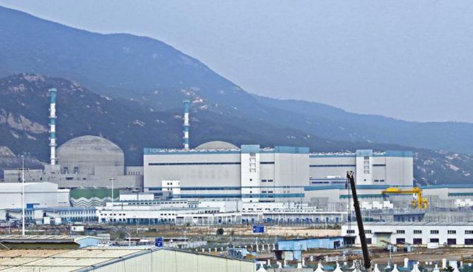 ■台山核電站已於近日「開機」,為投入商業運作前的最後階段測試。《傳真社》圖片 ■台山核電站已於近日「開機」,為投入商業運作前的最後階段測試。《傳真社》圖片