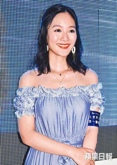 ■郭在容新戲昨舉行首映,熱愛韓國電影的顏子菲(圖)昨前來捧場。■郭在容 ■郭在容新戲昨舉行首映,熱愛韓國電影的顏子菲(圖)昨前來捧場。■郭在容