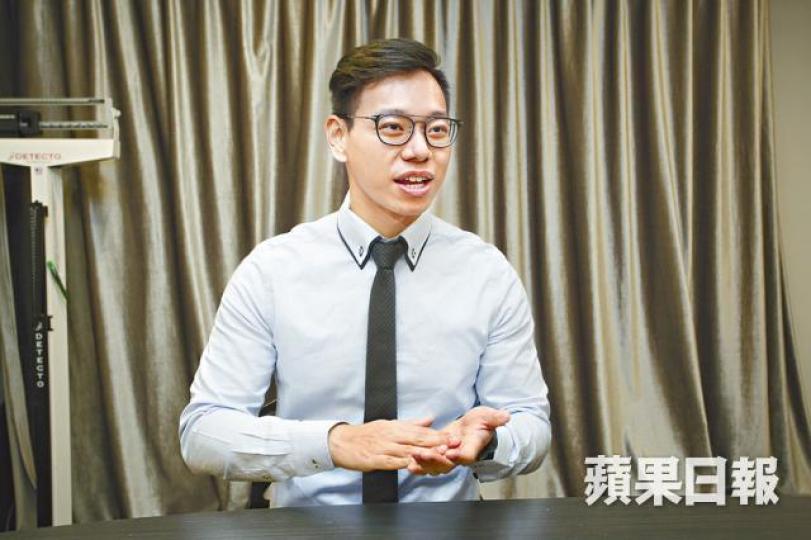■註冊營養師歐家暉指雞蛋營養豐富。馬泉崇攝 ■註冊營養師歐家暉指雞蛋營養豐富。馬泉崇攝