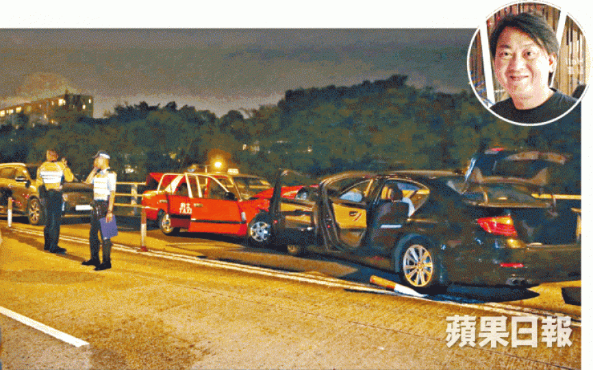 ■Uber司機許祈偉（圓圖）今年4月載客時越線撞的士，最終不治。