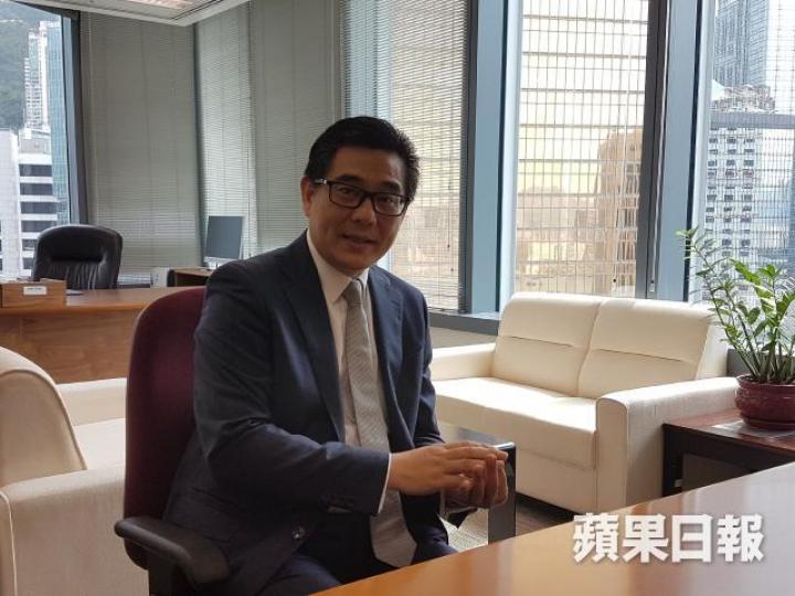 ■楊德斌表示,不續約是希望用未來10年再做多一件事,料與科技有關。張文鈴攝 ■楊德斌表示,不續約是希望用未來10年再做多一件事,料與科技有關。張文鈴攝