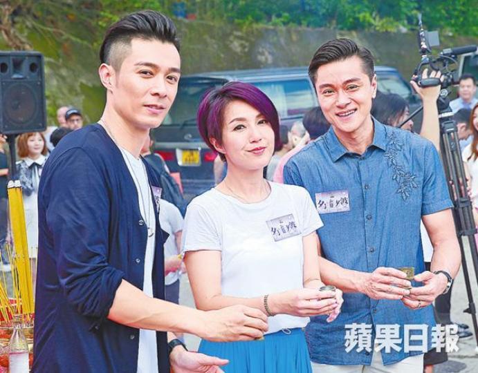■朱晨麗昨日出席新劇記者會。
■朱晨麗昨日出席新劇記者會。