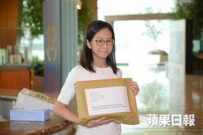 ■圖為會德豐代表。何耀勤攝 ■圖為會德豐代表。何耀勤攝