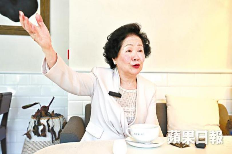 ■陳方安生受訪時指林鄭公關手段較前任高明。李家皓攝 ■陳方安生受訪時指林鄭公關手段較前任高明。李家皓攝