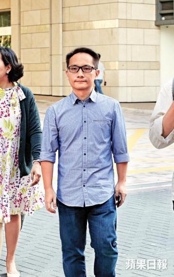 ■死者丈夫曾坤洪昨得悉裁決後感到放心。李潤芳攝 ■死者丈夫曾坤洪昨得悉裁決後感到放心。李潤芳攝