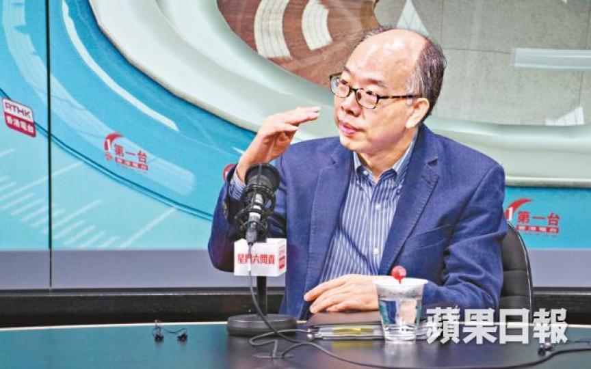■陳帆指荔枝角過渡性房屋計劃日後將交由社福機構協助推行。張志華攝