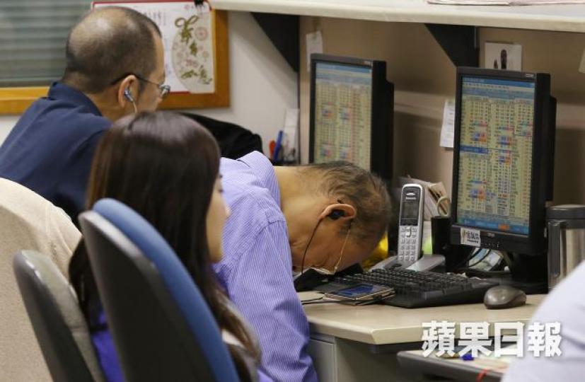 ■以近日港股的乾跌狀態來看,頗有熊一末段的徵兆。 ■以近日港股的乾跌狀態來看,頗有熊一末段的徵兆。