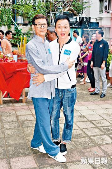 ■秋官和陶大宇(右)會在新劇《詭探前傳》中大鬥法。 ■秋官和陶大宇(右)會在新劇《詭探前傳》中大鬥法。