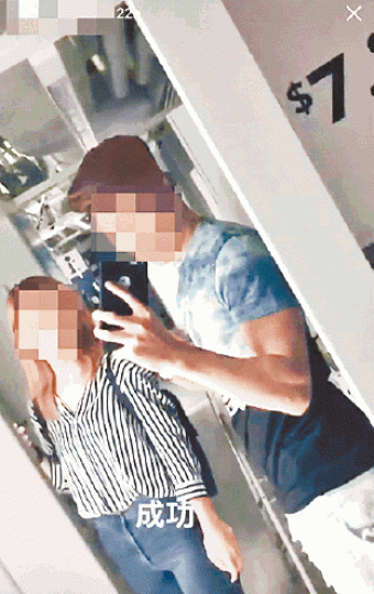 ■青年潛入打烊宜家分店拍攝並上載社交app。 ■青年潛入打烊宜家分店拍攝並上載社交app。