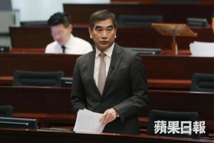 ■自由黨黨魁鍾國斌指,對於中美貿易戰為香港帶來的影響表示擔心。資料圖片 ■自由黨黨魁鍾國斌指,對於中美貿易戰為香港帶來的影響表示擔心。資料圖片