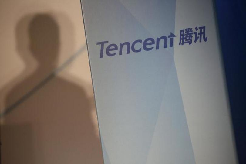 ■騰訊今年股價表現失色。 ■騰訊今年股價表現失色。