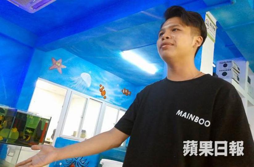 ■有深圳水族店店主指,不少觀賞魚和珊瑚均由港偷運過去。張軍攝 ■有深圳水族店店主指,不少觀賞魚和珊瑚均由港偷運過去。張軍攝