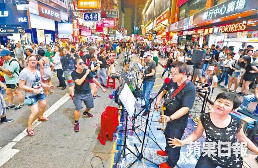 ■旺角行人專用區落實下月4日取消。資料圖片 ■旺角行人專用區落實下月4日取消。資料圖片