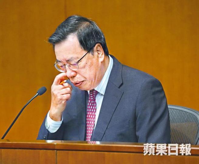 ■梁君彥拒絕為自己過去一年的主席表現評分。 ■梁君彥拒絕為自己過去一年的主席表現評分。