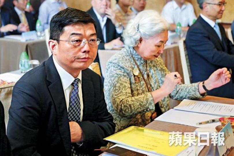 ■中聯辦法律部長王振民指,把《基本法》獨立於憲法是誤解和扭曲。何頴賢攝 ■中聯辦法律部長王振民指,把《基本法》獨立於憲法是誤解和扭曲。何頴賢攝