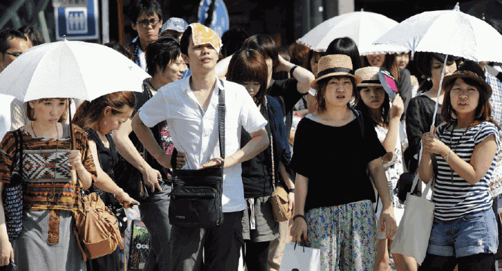 ■超過430人因高溫而要送院救治。 ■超過430人因高溫而要送院救治。