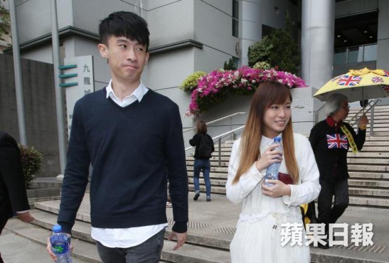 ■青年新政梁頌恆及游蕙禎 ■青年新政梁頌恆及游蕙禎