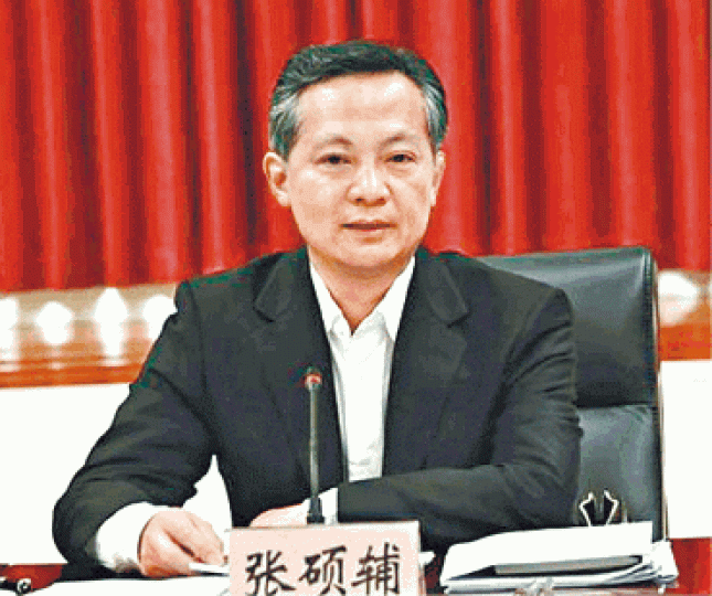 ■張碩輔調任廣州市委書記。 ■張碩輔調任廣州市委書記。