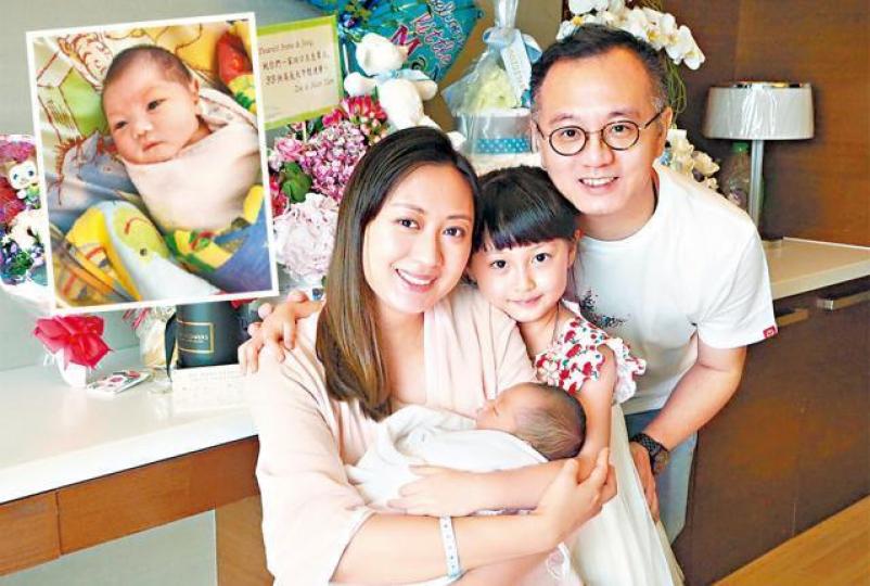 ■汪琳為老公張效弦誕下一子,升任家姐的Kesha也非常肉緊弟弟。 ■汪琳為老公張效弦誕下一子,升任家姐的Kesha也非常肉緊弟弟。