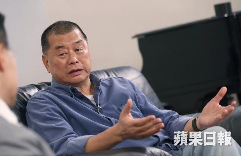 ■黎智英高度讚揚紐約時報嘅網上讀者會員制。 資料圖片 ■黎智英高度讚揚紐約時報嘅網上讀者會員制。 資料圖片