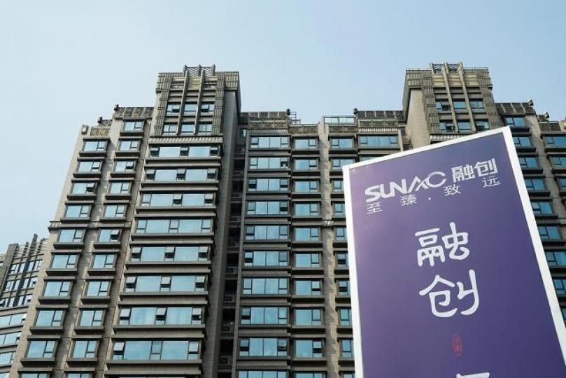 ■融創發中期盈喜,預告收入兼純利雙雙升逾兩倍。資料圖片 ■融創發中期盈喜,預告收入兼純利雙雙升逾兩倍。資料圖片