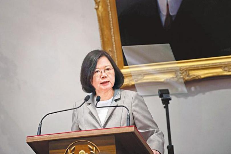 ■北京DQ台中東亞青運主辦權,台總統蔡英文叫屈,斥沒有人應遭這種粗暴對待。資料圖片 ■北京DQ台中東亞青運主辦權,台總統蔡英文叫屈,斥沒有人應遭這種粗暴對待。資料圖片