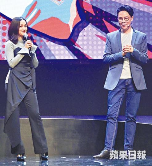 ■志雲當年為幫謝安琪(左)爭取演出機會,因而被六嬸鬧。 ■志雲當年為幫謝安琪(左)爭取演出機會,因而被六嬸鬧。