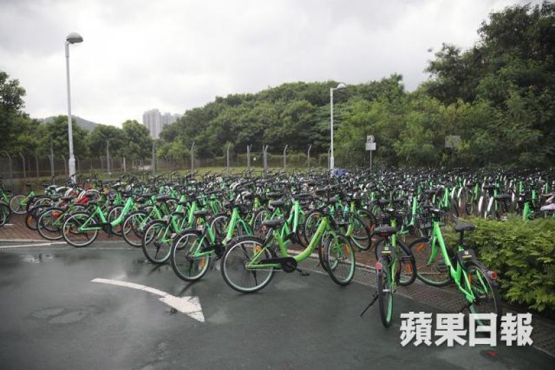 ■gobee.bike嘅單車係特登買返嚟擺到通街都係,表面上扮閒置,所謂閒置根本代表蝕錢。 資料圖片 ■gobee.bike嘅單車係特登買返嚟擺到通街都係,表面上扮閒置,所謂閒置根本代表蝕錢。 資料圖片