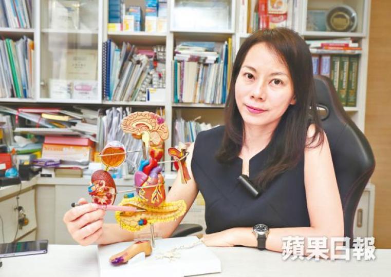 ■丘思欣表示，肥胖與糖尿息息相關，因脂肪細胞可影響胰島素分泌。李錦鏵攝