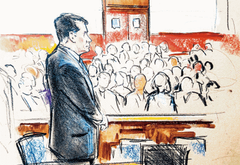 ■馬納福特否認全部控罪。路透社 ■馬納福特否認全部控罪。路透社