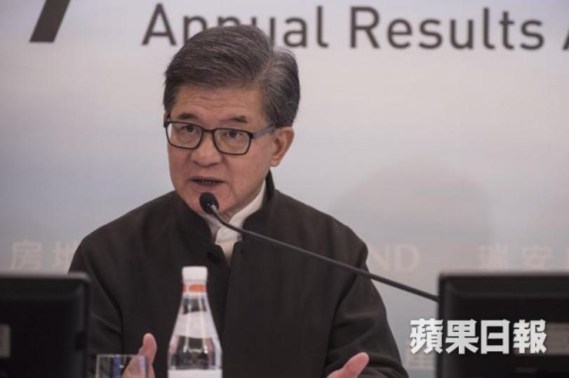 ■瑞房主席羅康瑞是最早進入內地投資房地產的港商,有「上海姑爺」之稱。資料圖片 ■瑞房主席羅康瑞是最早進入內地投資房地產的港商,有「上海姑爺」之稱。資料圖片