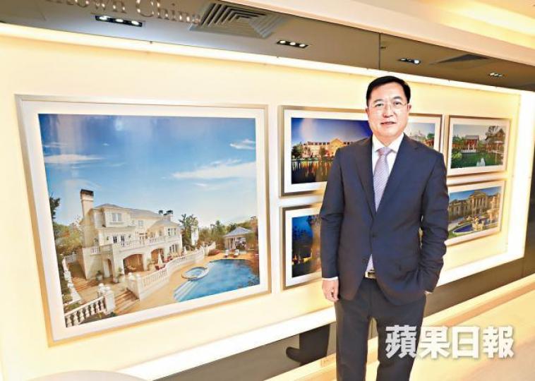 ■綠城董事李青岸指內地近來頻頻出招限制內房融資。譚德潤攝